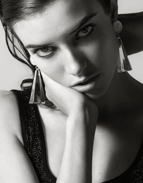 Dress With Metalic Thread